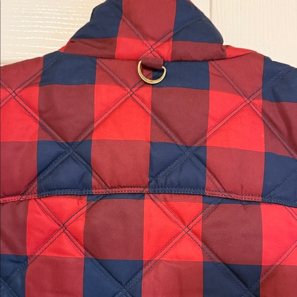 Kensie Jeans Checkered Red and Blue Vest SZ M - Picture 3 of 7